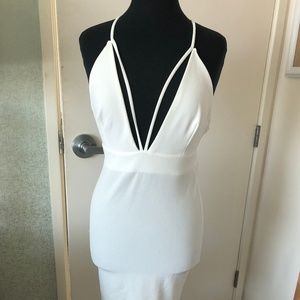 Sexy Strappy Crossback Bodycon Dress
